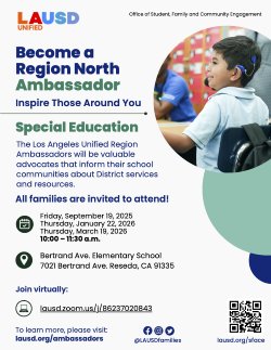 Region Ambassador Special Education Flyer
